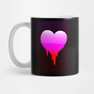 MELTY HEART GRADIENT GREETING CARD Mug